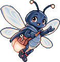 Comfy flying and waving you over